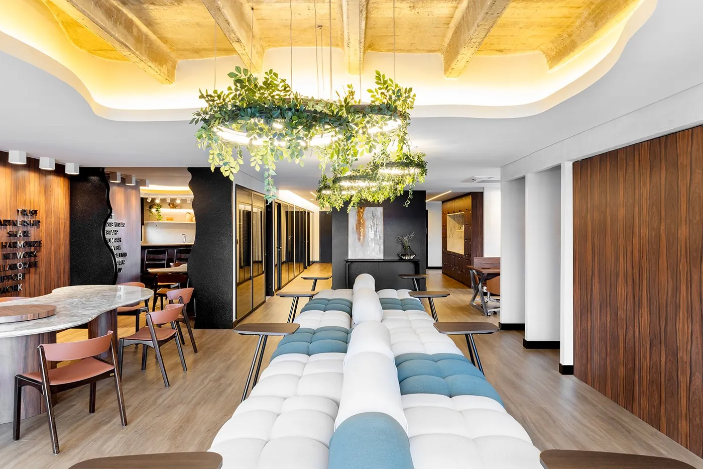 Agência Wood, Espaço para café com os clientes em Joinville